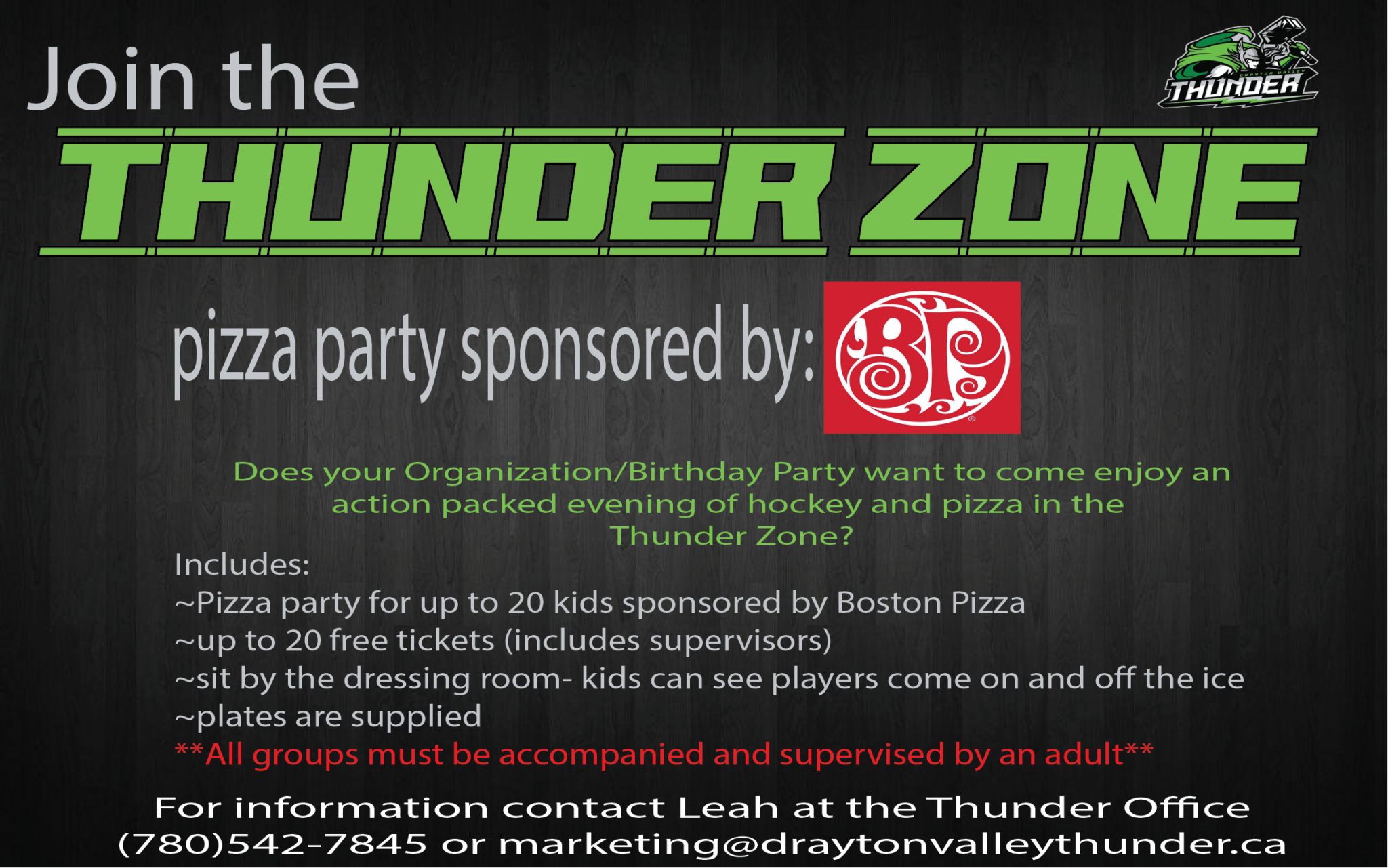 Thunder Zone | Drayton Valley Thunder